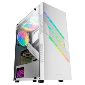 Pack gaming con monitor 27 pulgadas y torre lateral acrílica