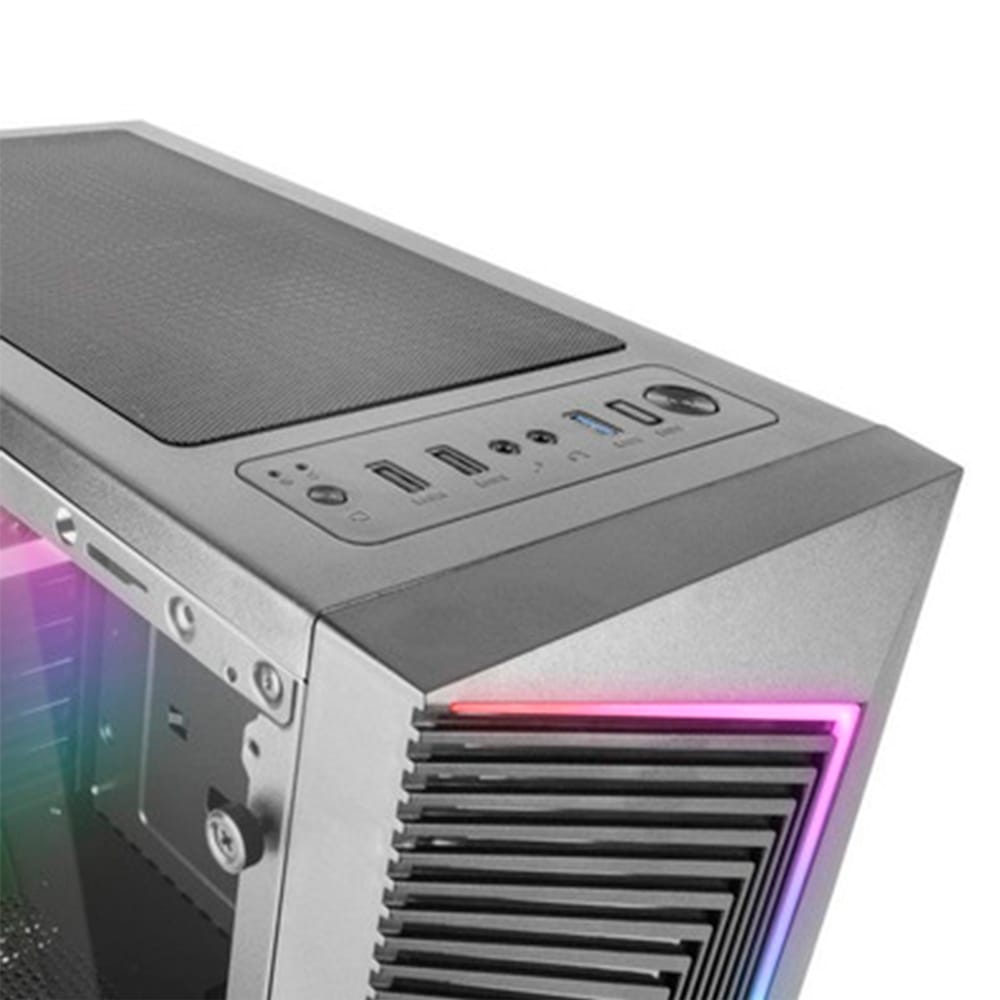 Pack gaming con monitor 27 pulgadas y torre lateral acrílica