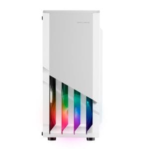 Ordenador gaming Neo-PC con torre blanca y ARGB