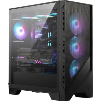 Ordenador gaming Neo-PC con torre blanca y ARGB
