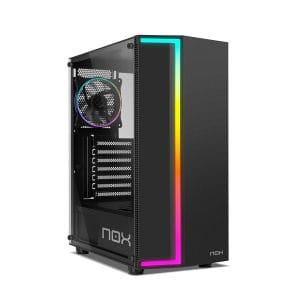 Ordenador gaming Neo-PC con torre blanca y ARGB