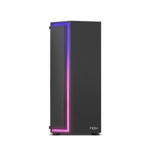 Ordenador gaming Neo-PC con torre blanca y ARGB