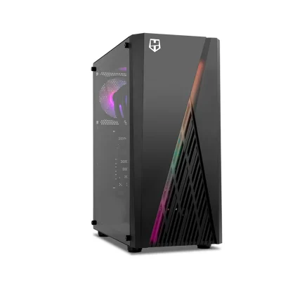 Ordenador gaming Neo-PC con torre blanca y ARGB