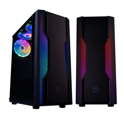 Ordenador gaming Neo-PC con torre blanca y ARGB