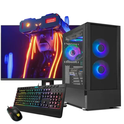 Ordenador gaming Neo-PC con torre blanca y ARGB