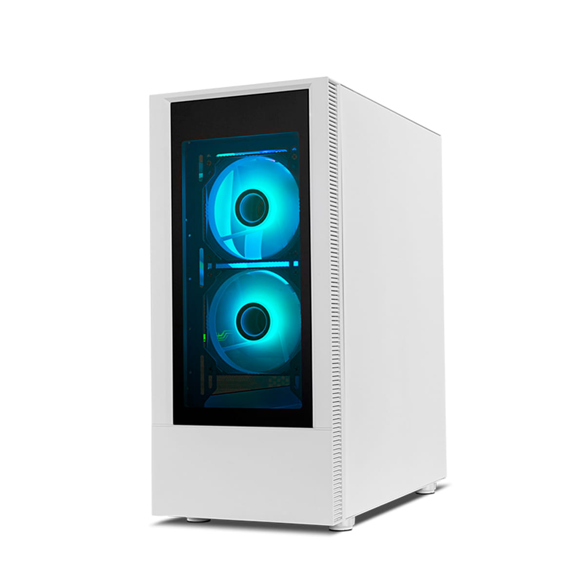 torre-pc-gaming-rgb-ventilacion-argb-sin-monitor Ordenador gaming Neo-PC con torre blanca y ARGB