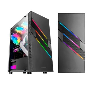 Ordenador gaming Neo-PC con torre blanca y ARGB