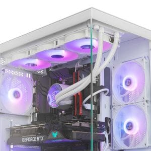 Ordenador gaming Astra Neo blanco montado y probado en Madrid por Neo-PC