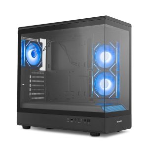 nox hummer signal argb negra atx micro cristal templado 1