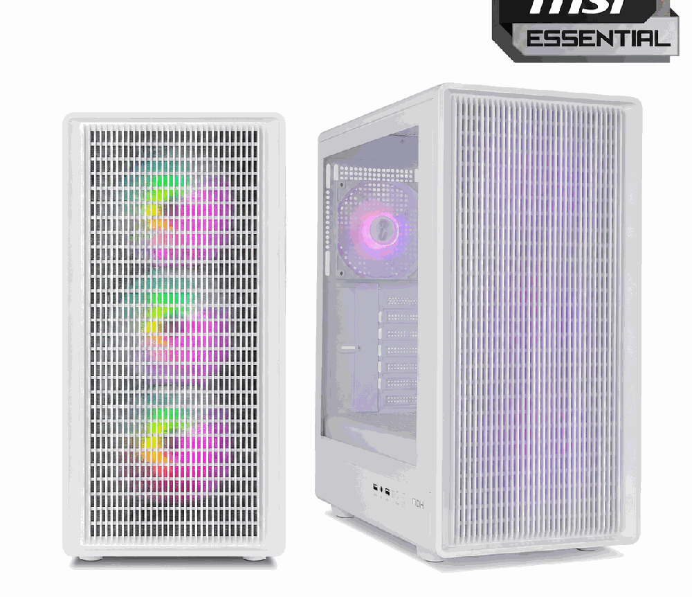 Ordenador gaming blanco Nox Infinity Iota con ventiladores iluminados