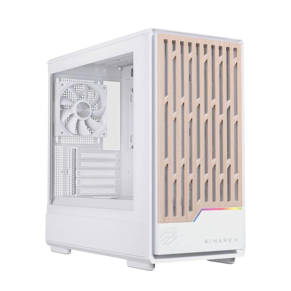 PC Gaming Neo-PC con caja Einarex Pulse P400 blanca, detalle 5