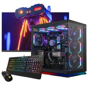 PC Gaming Neo-PC con caja Galaxy negra, detalle 16