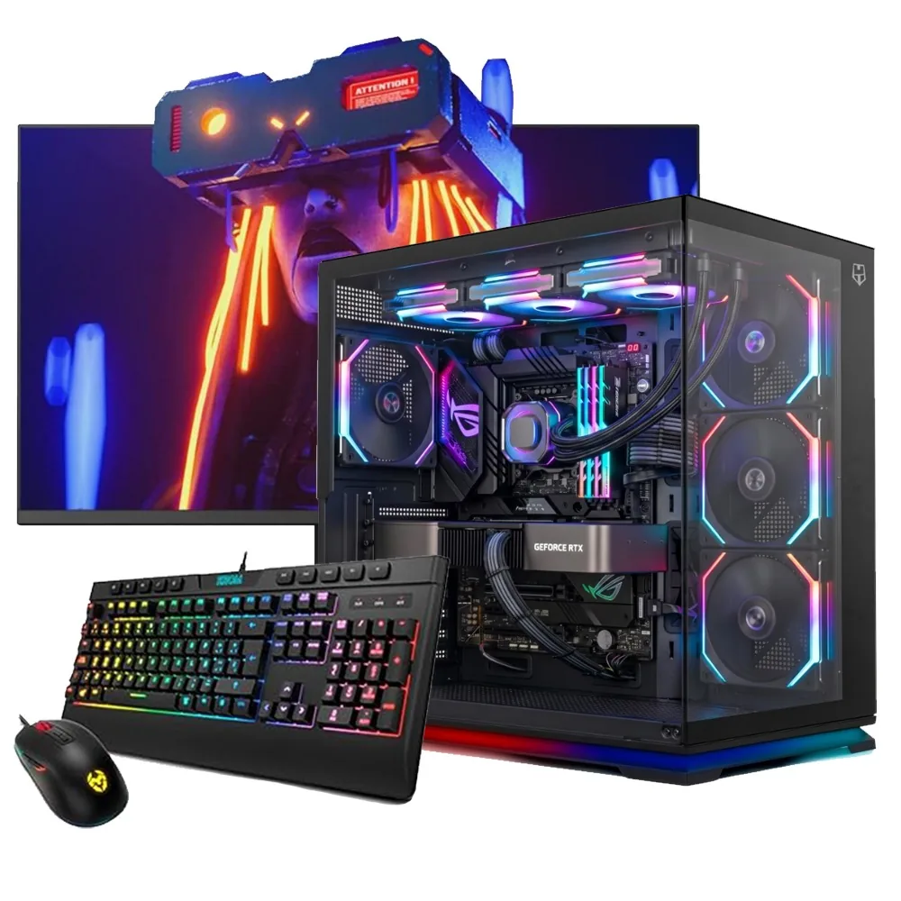 PC Gaming Neo-PC con caja Galaxy negra, detalle 16