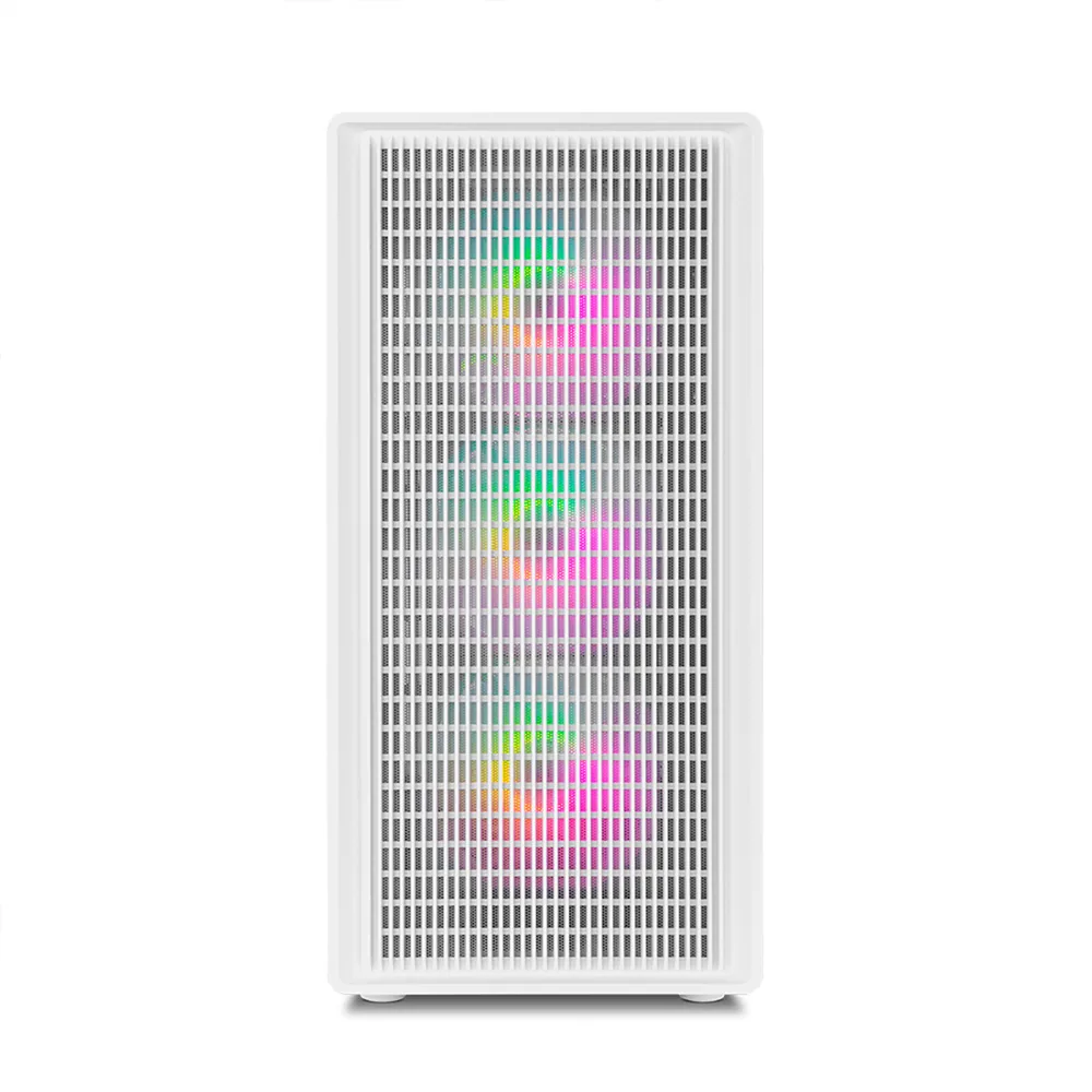 PC Gaming Nox Infinity Iota blanco con ventiladores RGB en el frontal