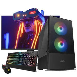 PC Gaming Neo-PC con caja MCZ negra, detalle 4