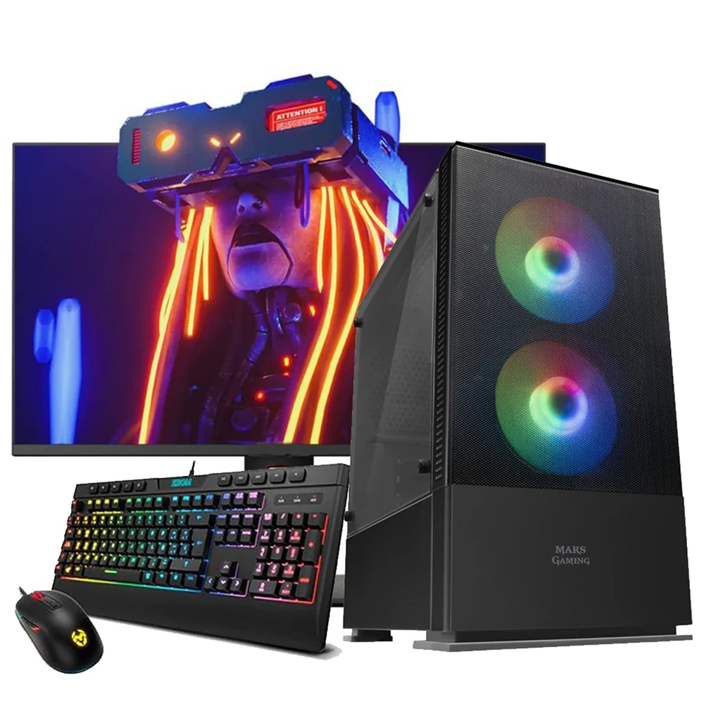 PC Gaming Neo-PC con caja MCZ negra, detalle 4