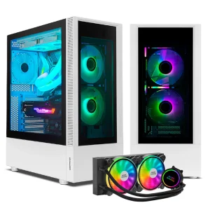 PC Gaming Neo-PC con caja Nemesis blanca, detalle 6