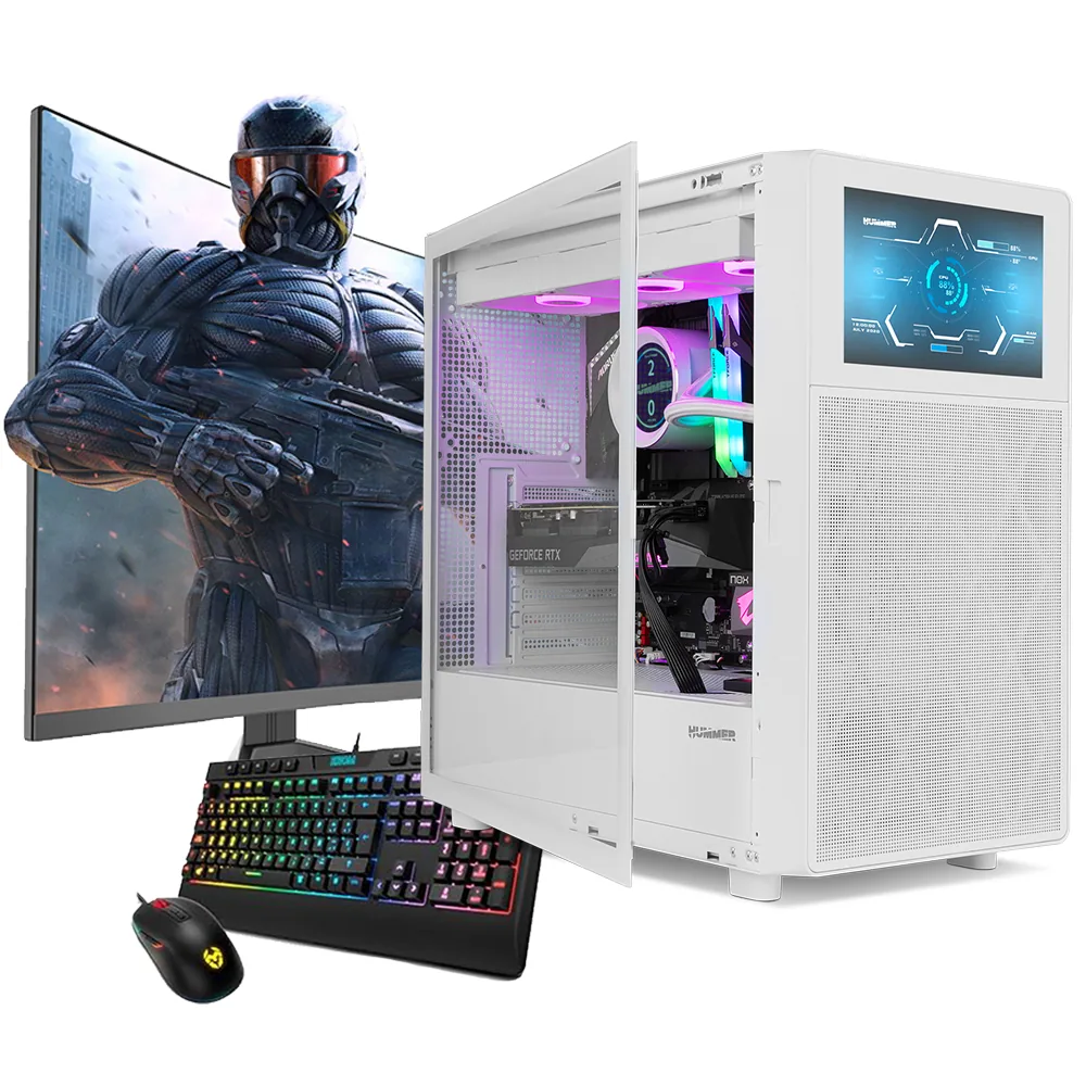 Ordenador gaming Nox Bios blanco, vista 05